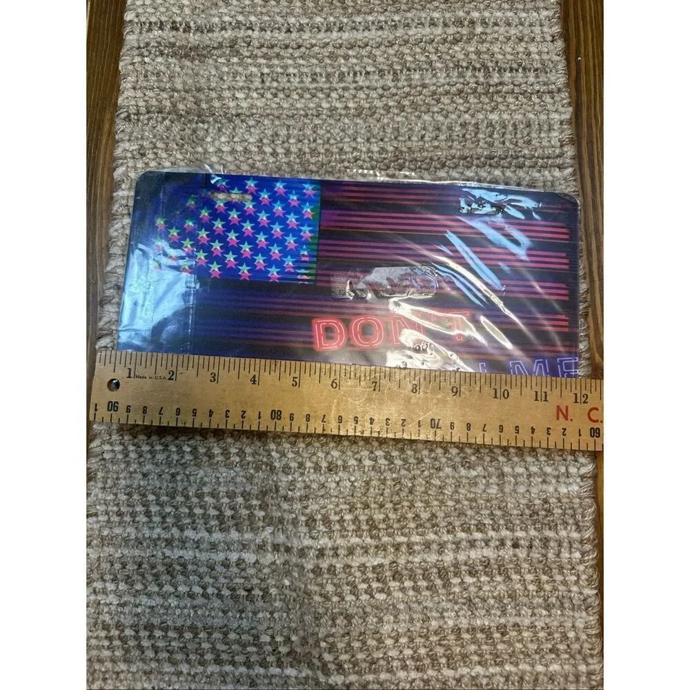 American flag Novelty License Plate 6 x12 New